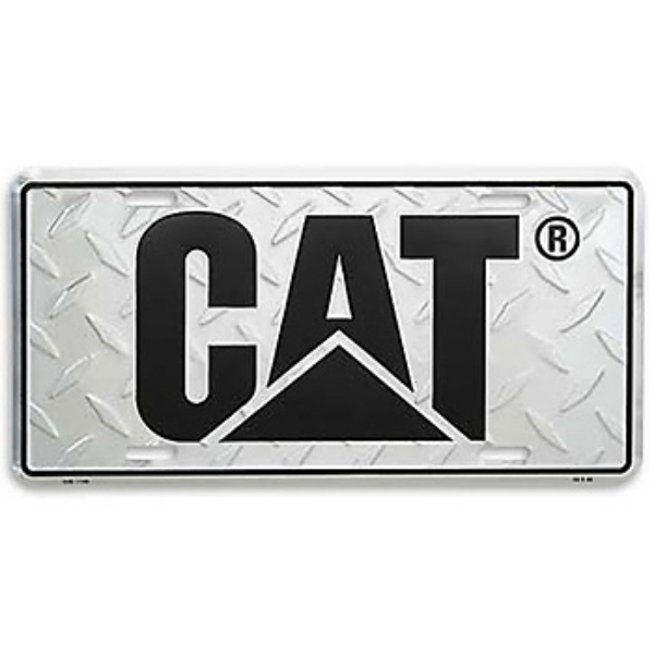 Ring Power CAT Retail Store. CAT Treadplate License Plate