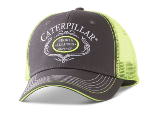 Picture of Charcoal and Lime Peoria Script Cap