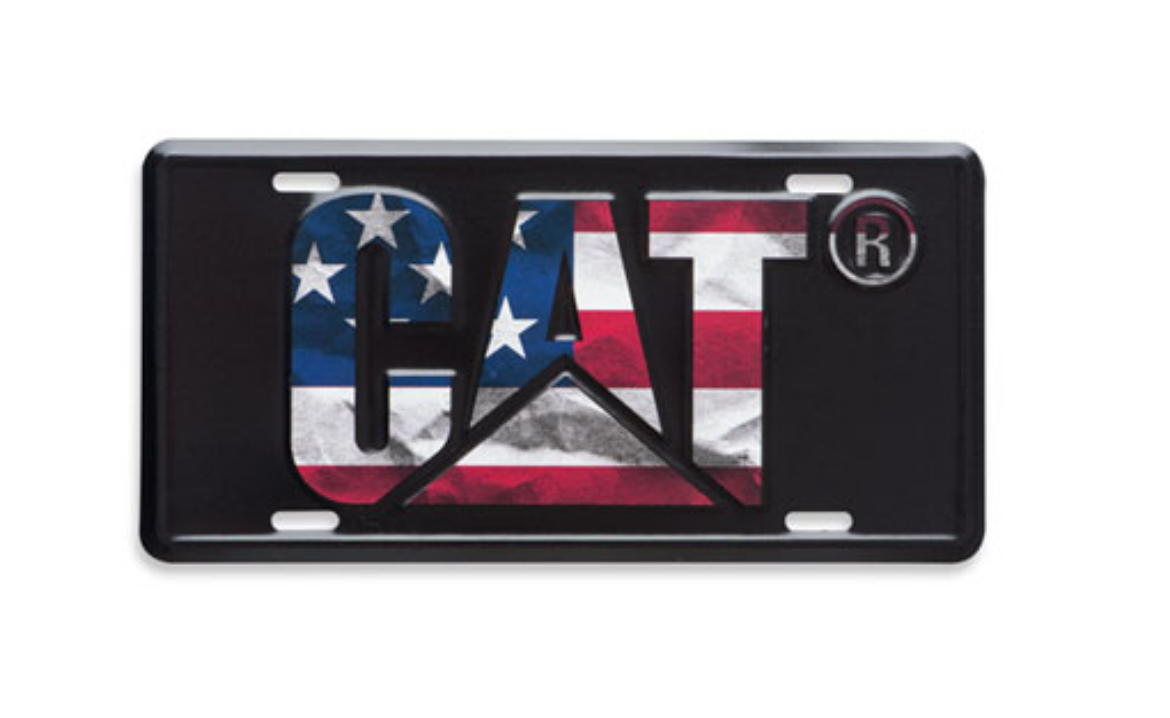 Picture of Flag License Plate