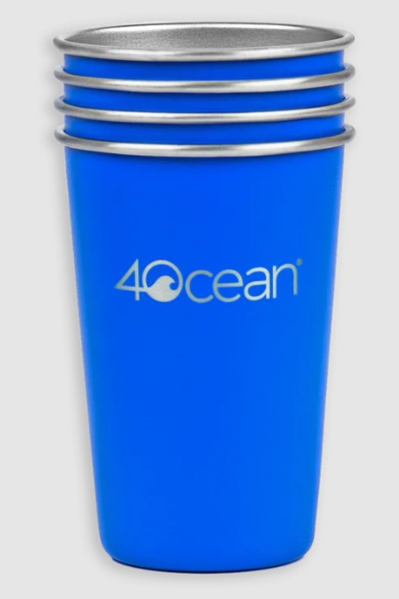 Picture of 4Ocean Reusable Stainless-Steel Cups 4-Pack