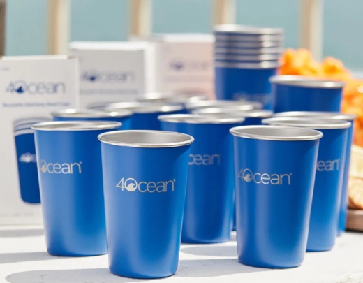 Picture of 4Ocean Reusable Stainless-Steel Cups 4-Pack