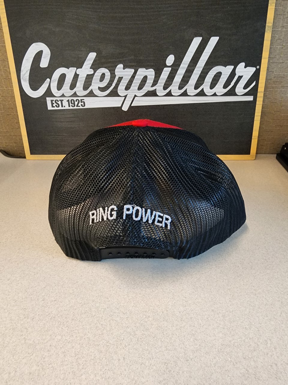 Ring Power CAT Retail Store. Ring Power Richardson Red/Black Mesh Hat