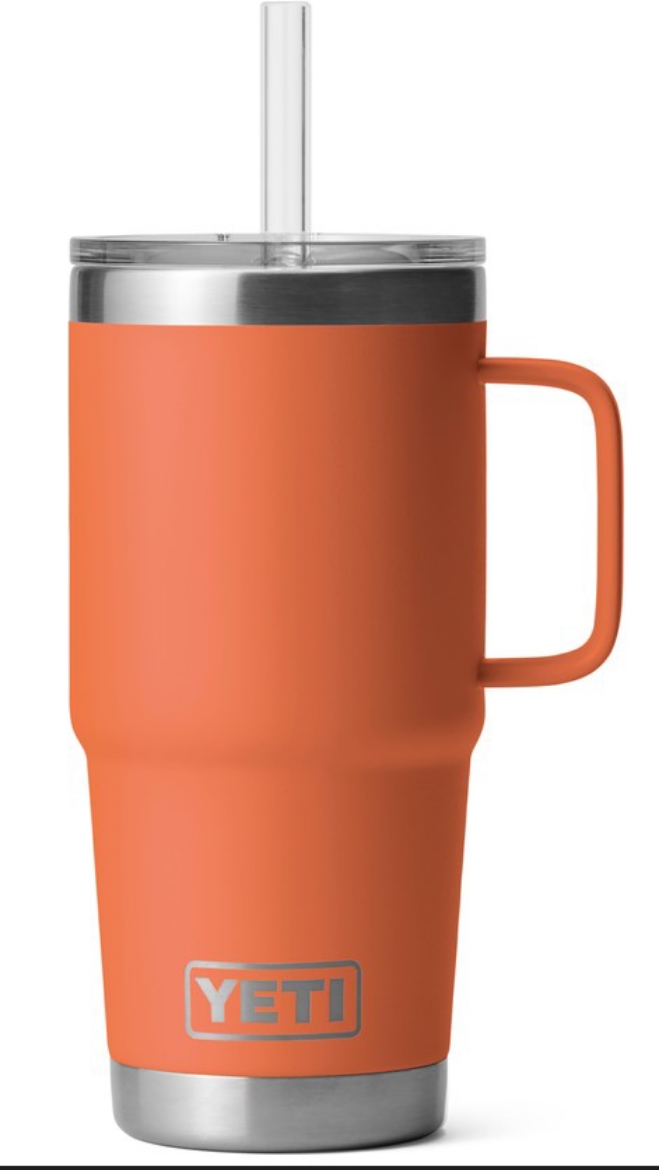 Ring Power CAT Retail Store. Yeti Rambler 25 oz Mug with Straw Lid