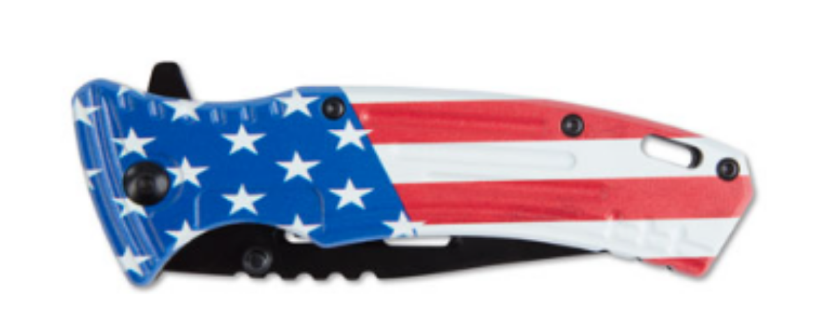 Picture of USA FLAG LIGHT WEIGHT COMFORT GRIP KNIFE